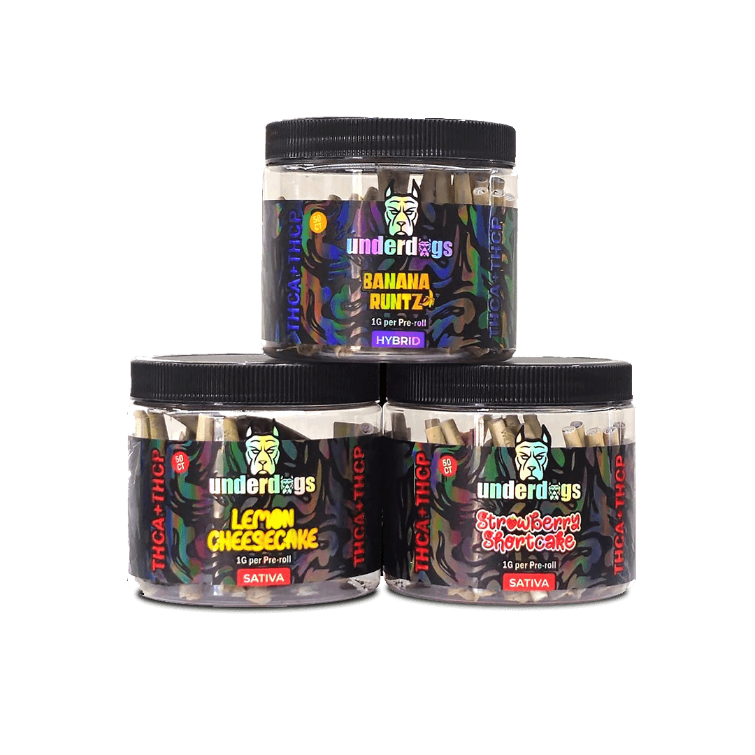 Underdogs THCA 0.75g Pre-Rolls – 5 Count