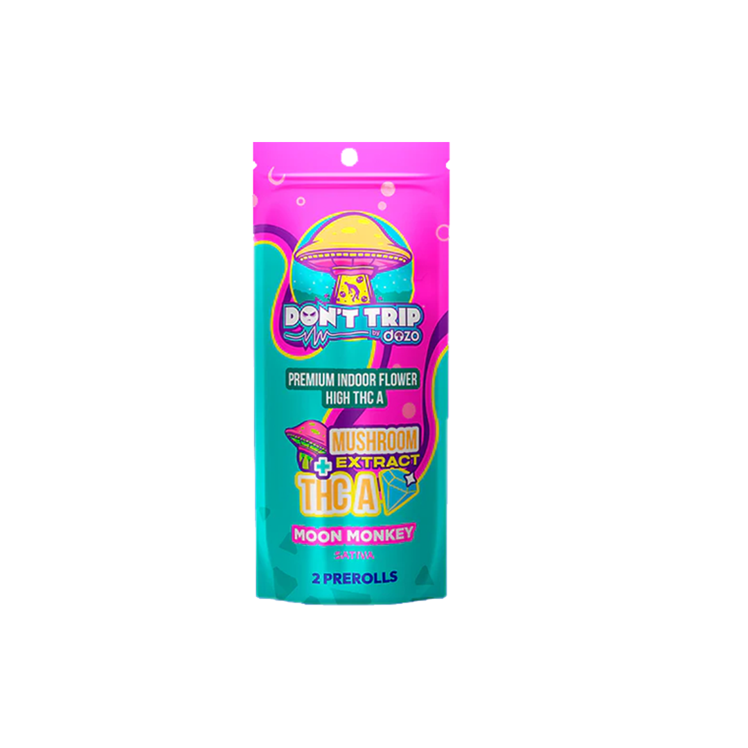 Dozo Don’t Trip Mushroom + THCA Diamond Pre-Rolls – 2 Pack