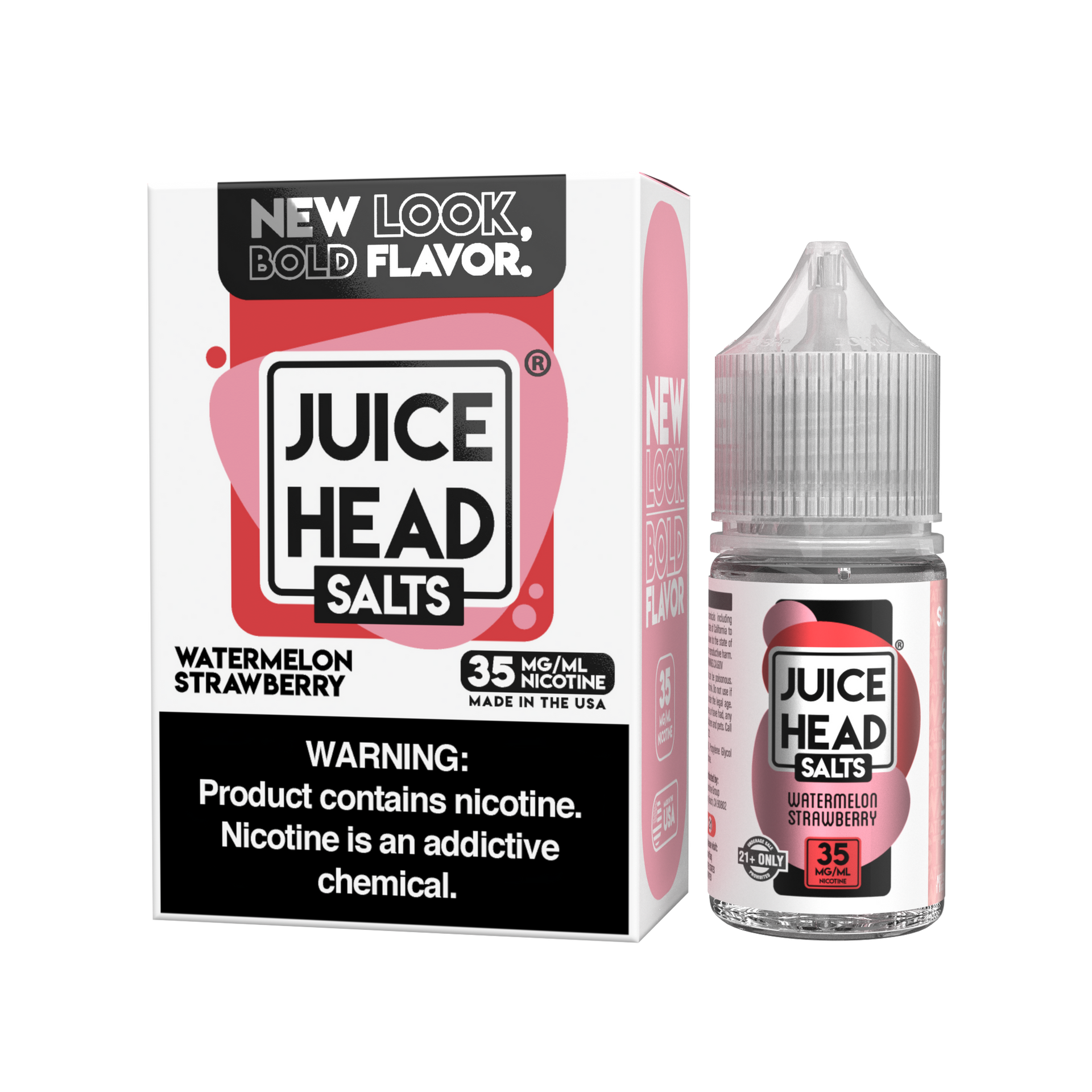 Juice Head Salts Watermelon Strawberry 35mg - VapeSmoke.com