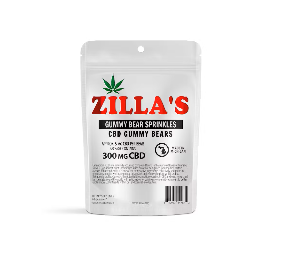 Zilla Gummy Squares Assorted Flavors 300MG