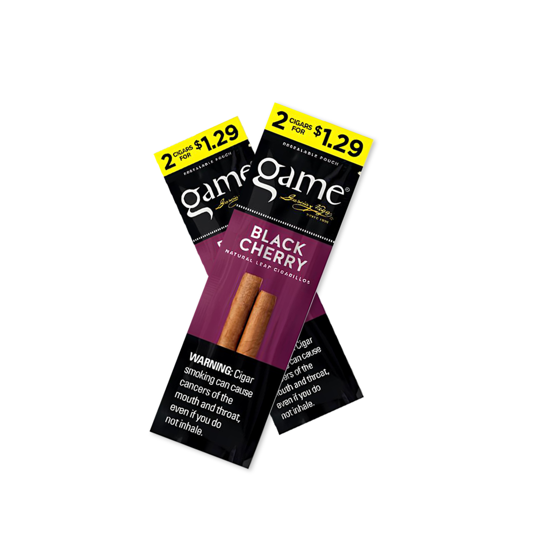 Game Cigarillos Black Cherry – Rich & Smooth Flavored Cigarillos