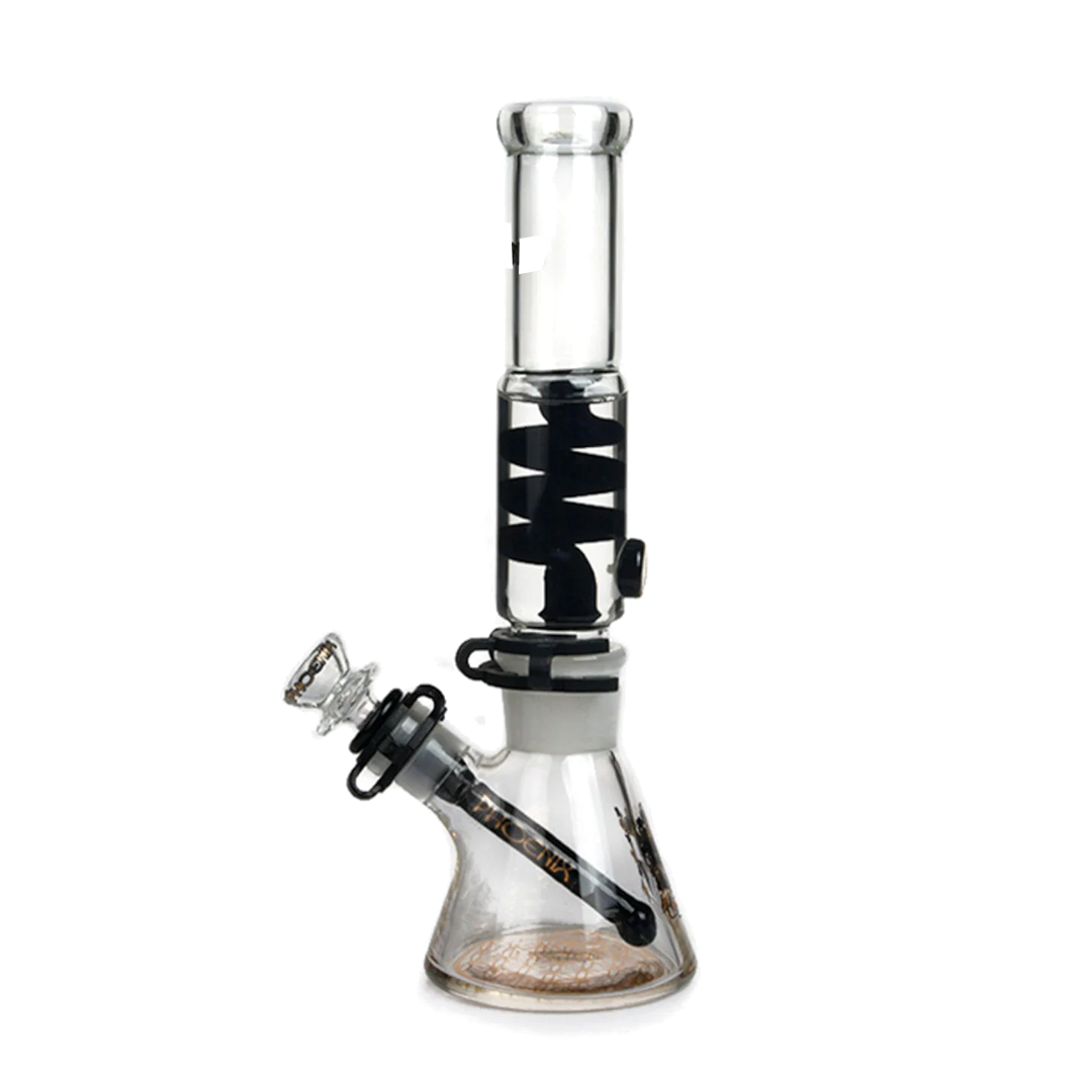 Freezable Glycerin Coil Beaker Bong 12 Inch