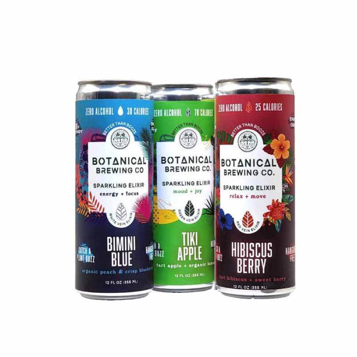 Botanical BREWING KRATOM SPARKLING ELIXIR 12 FL.OZ. 4PK GUMMY BEAR