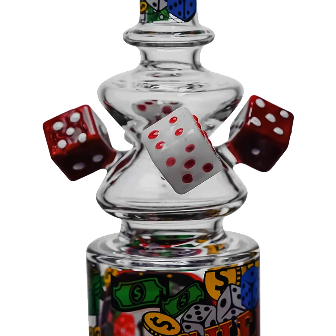Cheech Glass 14" Feeling Lucky Dice Bong