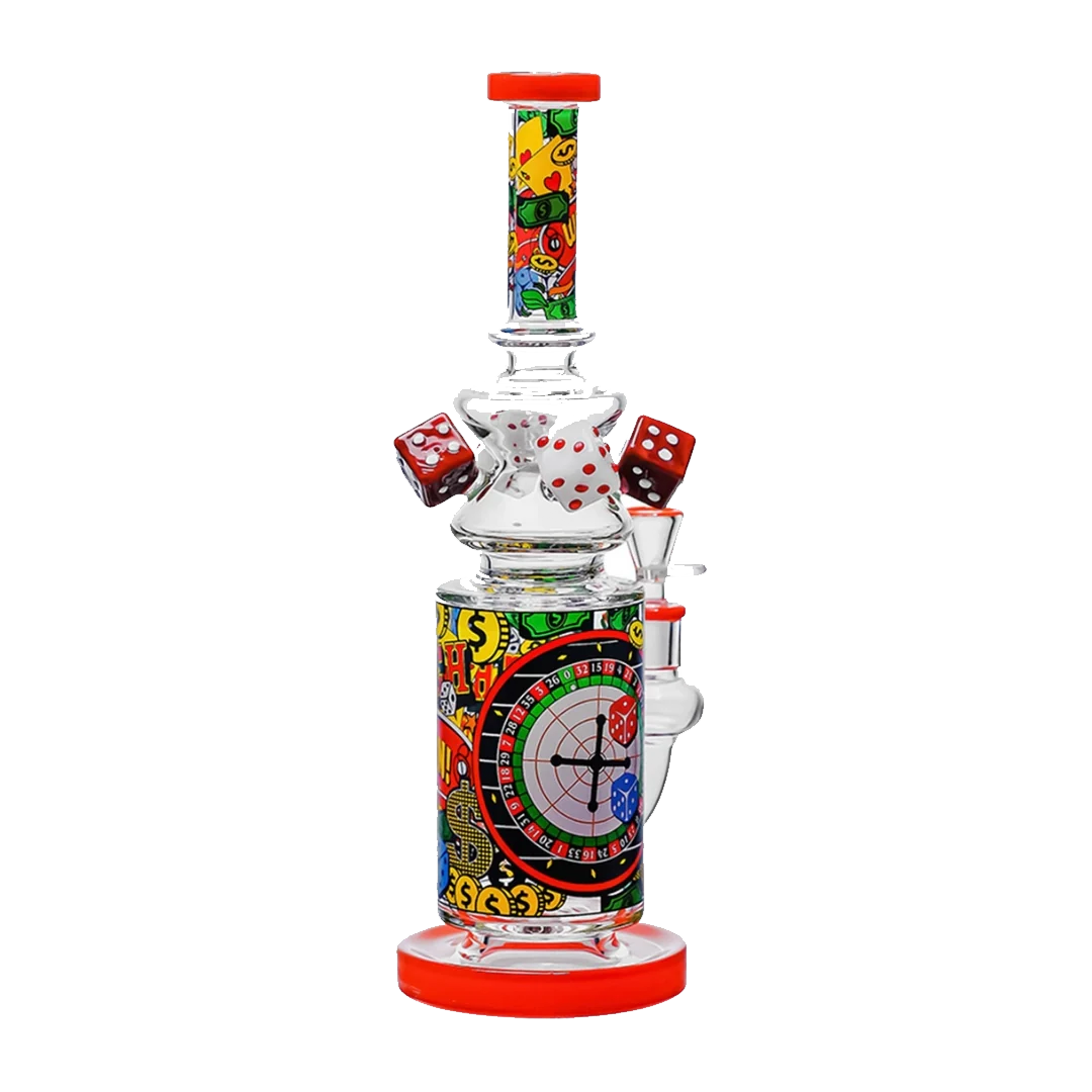 Cheech Glass 14" Feeling Lucky Dice Bong