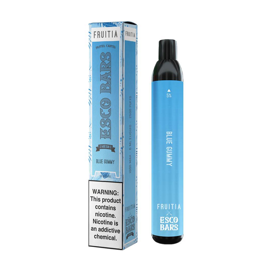 Fruitia X Esco Bar 2500 Puffs Disposable Blue Gummy