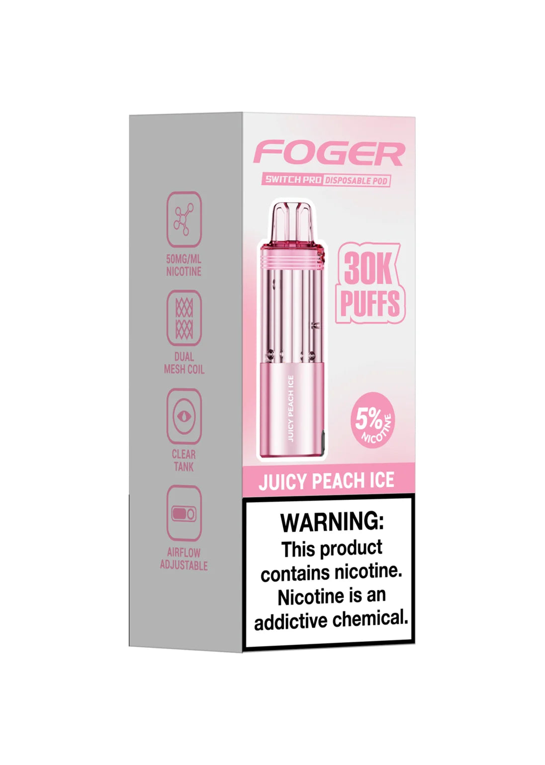 Foger Juicy Peach Ice 30K Puffs