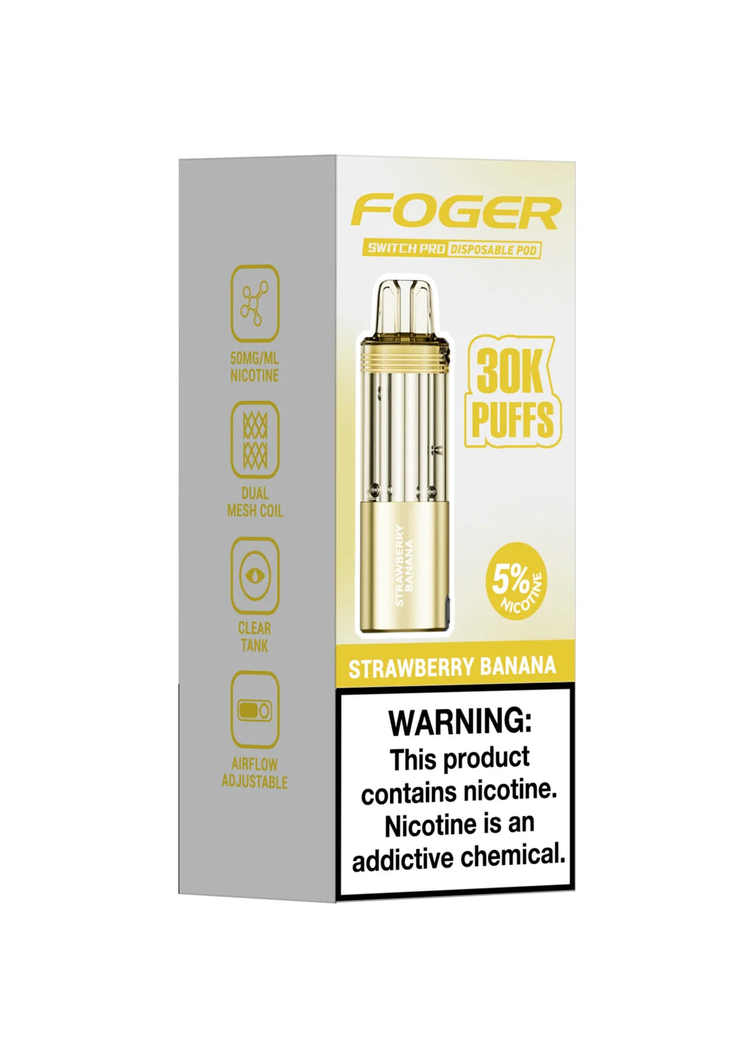 Foger Strawberry Banana 30K Puffs