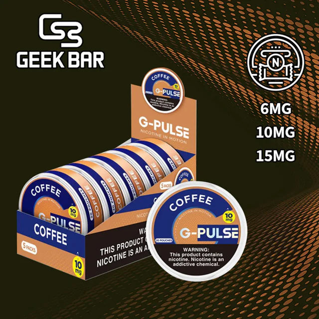 Geek Bar G-Pulse Nicotine Pouches 6mg