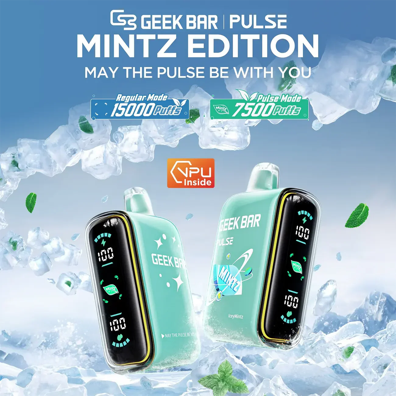 Geek Bar Pulse Mintz Edition 15,000 Puffs