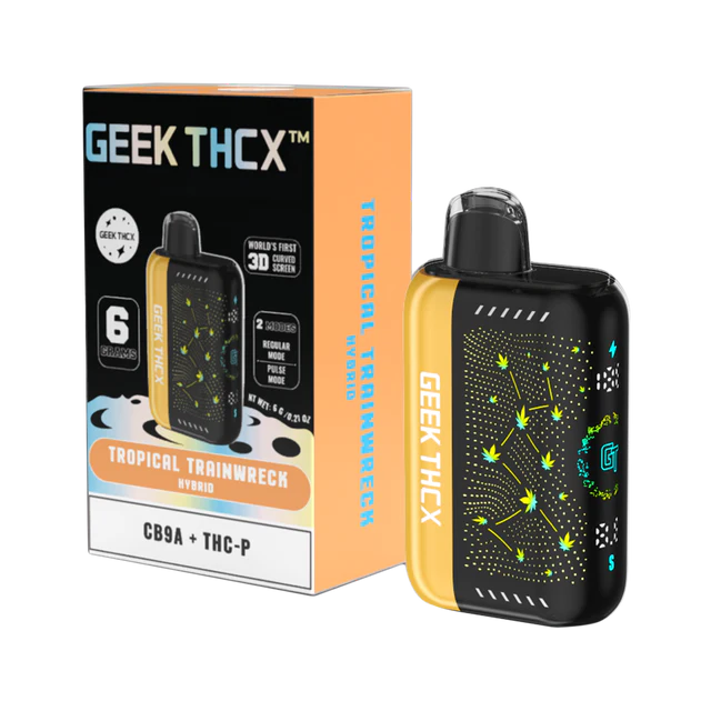 Geek THCX Pulse 6 Grams CB9A + THC-P Curve Screen Disposable Vape