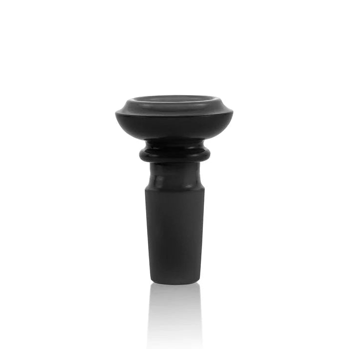 Black smoking accessory on a white background