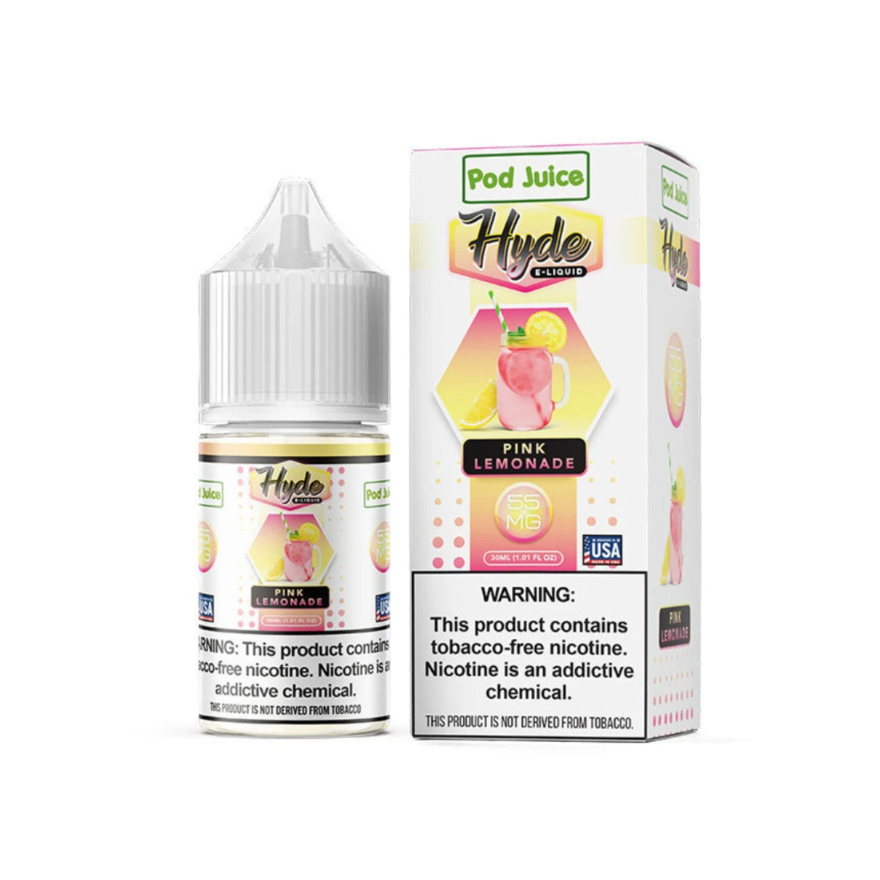 Hyde x Pod Juice Pink Lemonade 100mL Freebase
