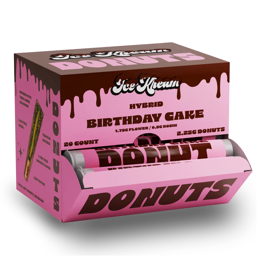Ice Kream Donuts Birthday Cake Donuts – Hybrid Infused Pre-Rolls
