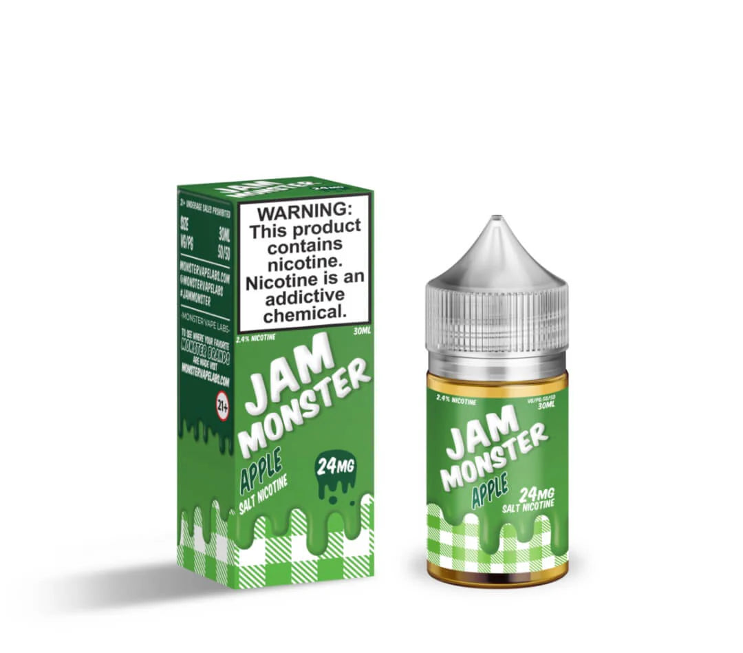 Jam Monster Apple TFN Salts 24mg | Crisp Apple Nic Salt