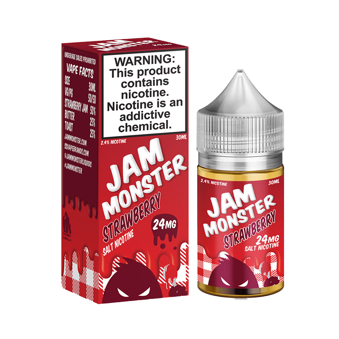 Jam Monster Strawberry Salt Nic 24mg