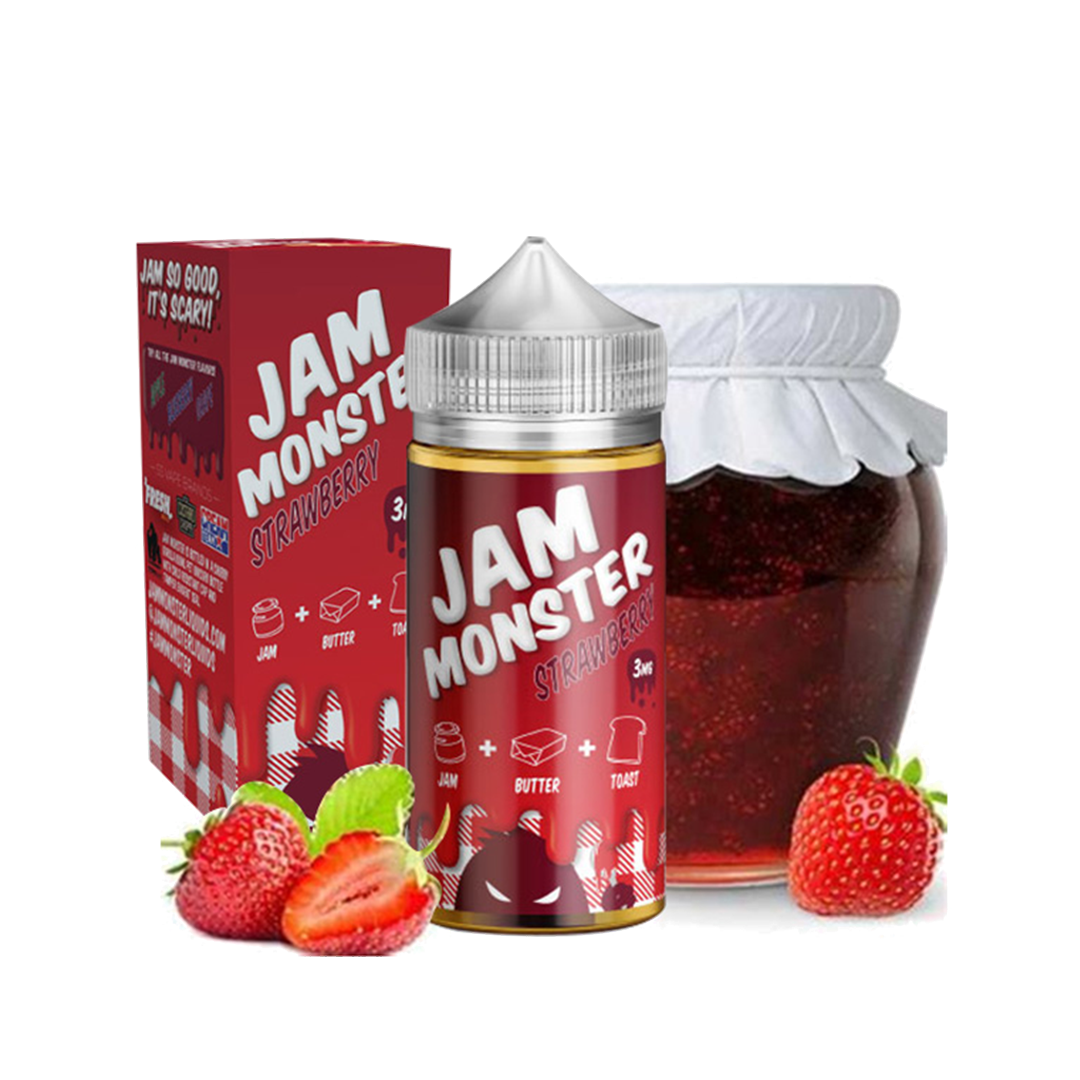 Jam Monster Strawberry E-Liquid