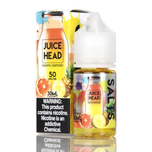 pineapple grapefruit vape juice Juice Head TFN Freeze Salt Pineapple Grapefruit Golden 30ml – Icy Frui