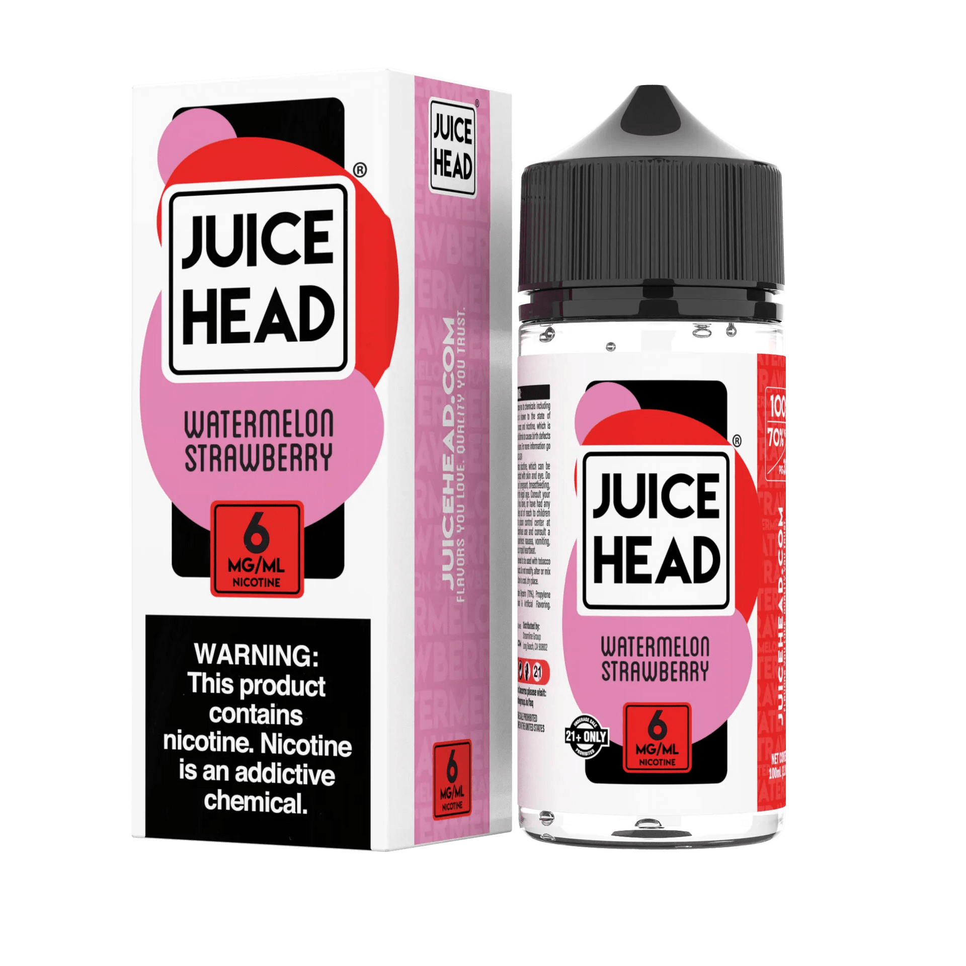 Juice Head Freeze 100ml E-Juice Watermelon Strawberry
