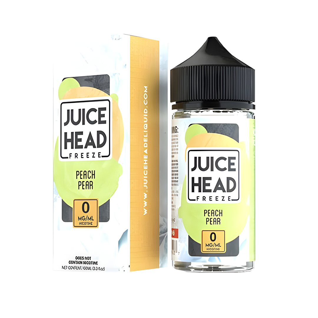 Juice Head Freeze Peach Pear 100ml – Icy Fruit E-Liquid