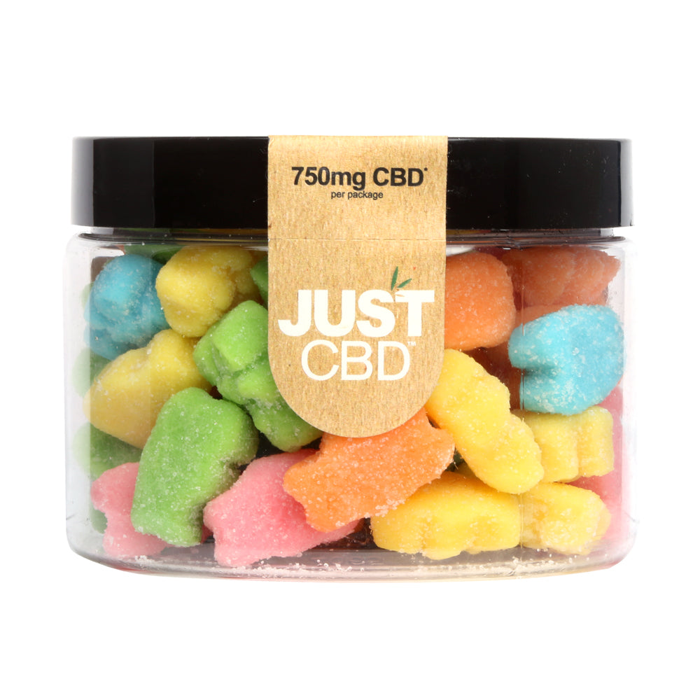 Just CBD Gummy Bears – 750 mg CBD Each Jar (Assorted Flavors)