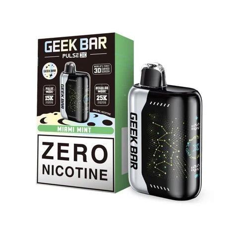 GEEK BAR Pulse X 25,000 Puffs Zero Nicotine Disposable Vape – 18 mL, USB-C, Dual Mesh Coil
