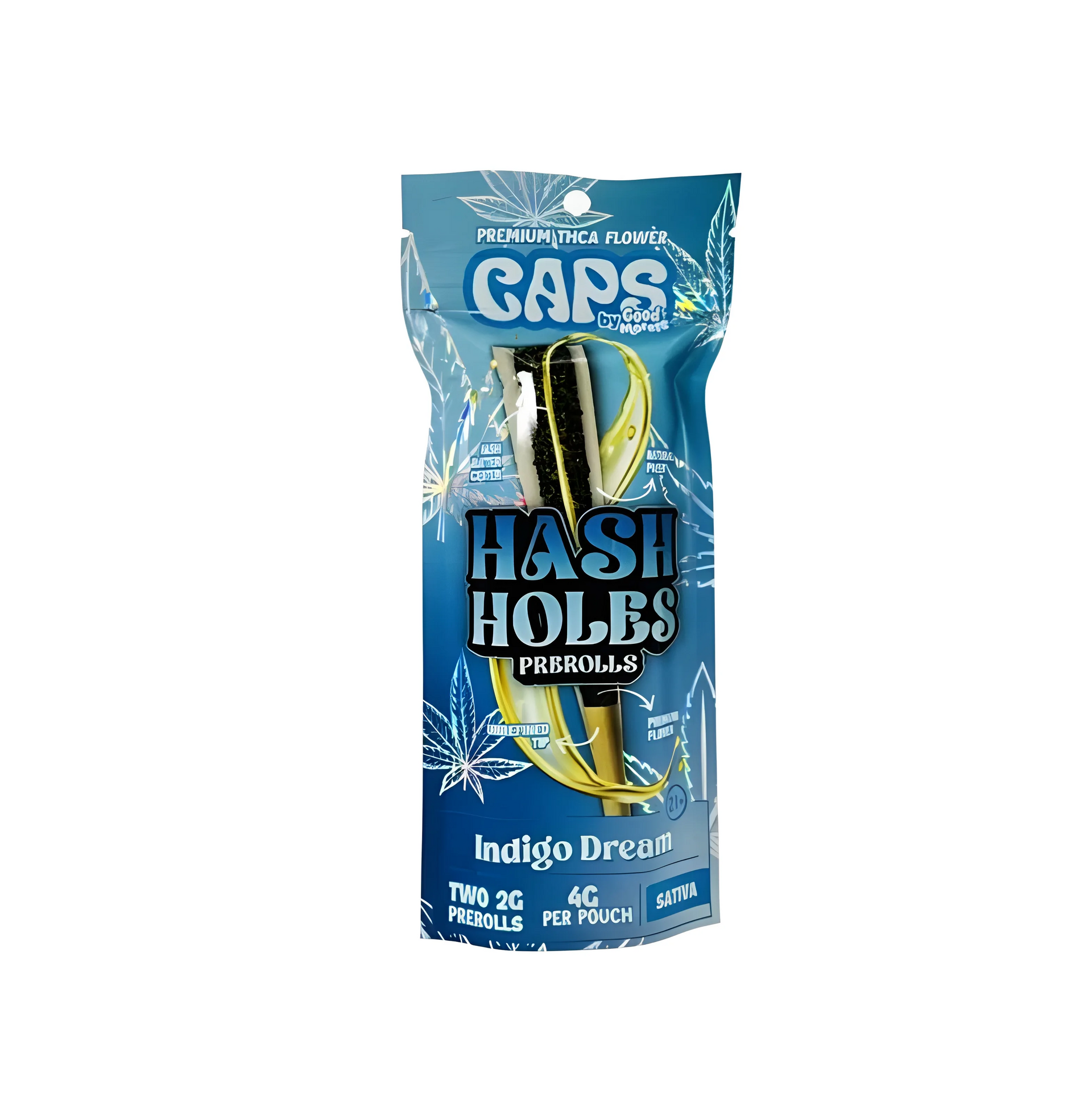Caps Hash Holes Prerolls - Indigo Dream