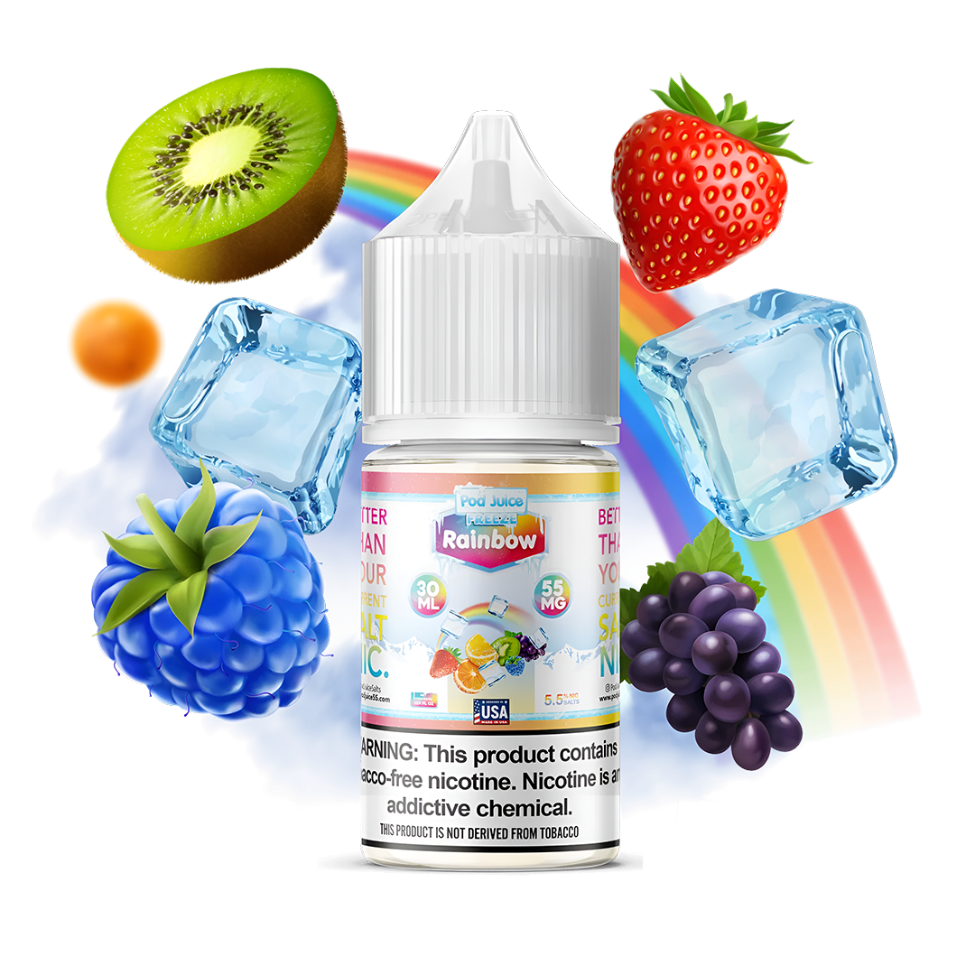 Pod Juice Rainbow Freeze Salt Nic