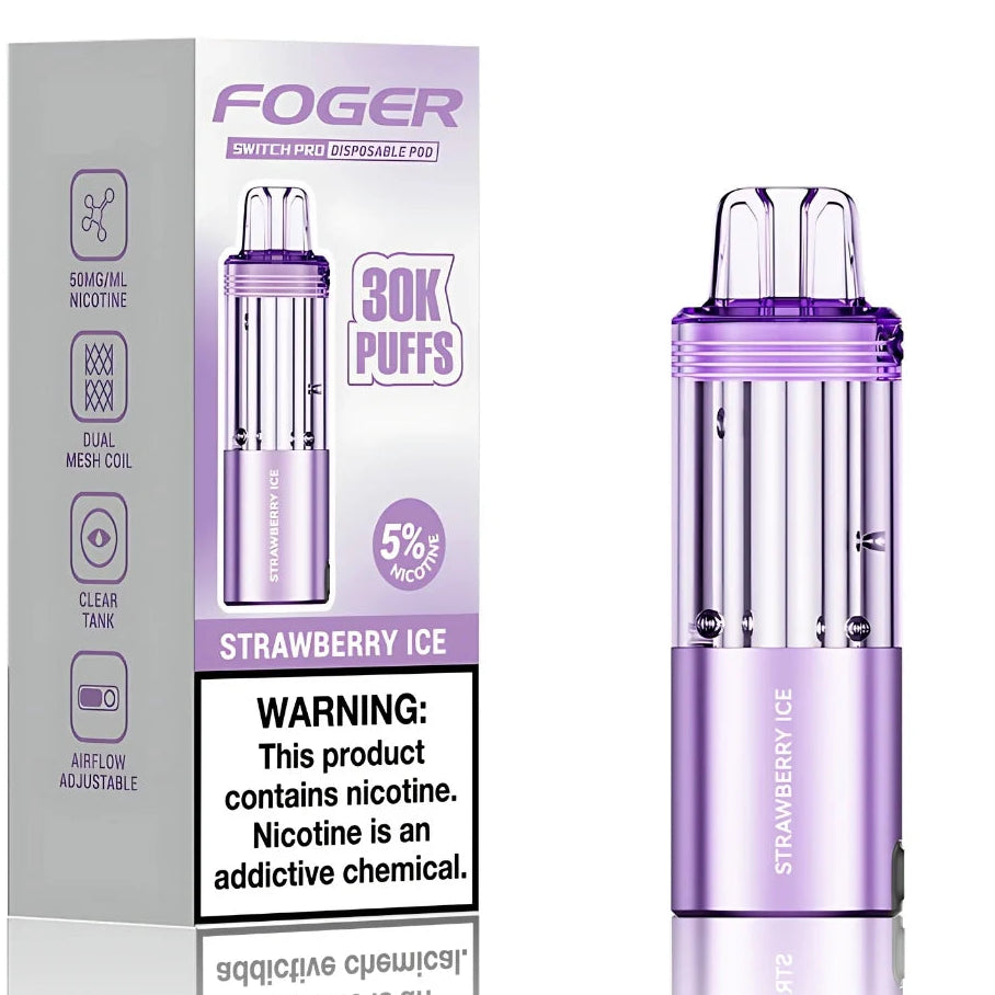 Foger Strawberry Ice 30K Puffs Foger Strawberry Ice 30K Puffs