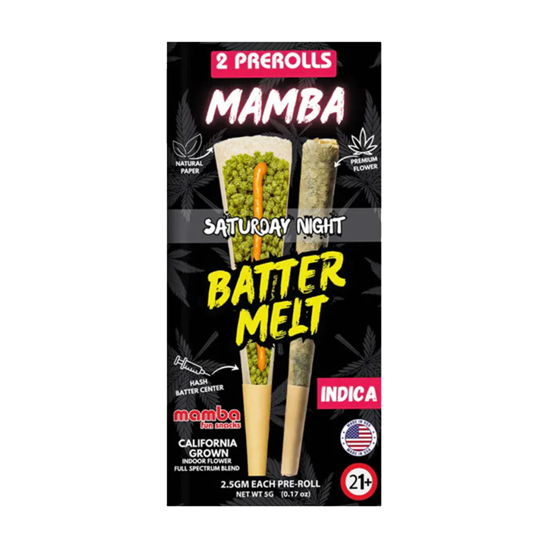 Mamba Batter Melt Pre-Rolls (2 Pack) | Infused Hemp Joints