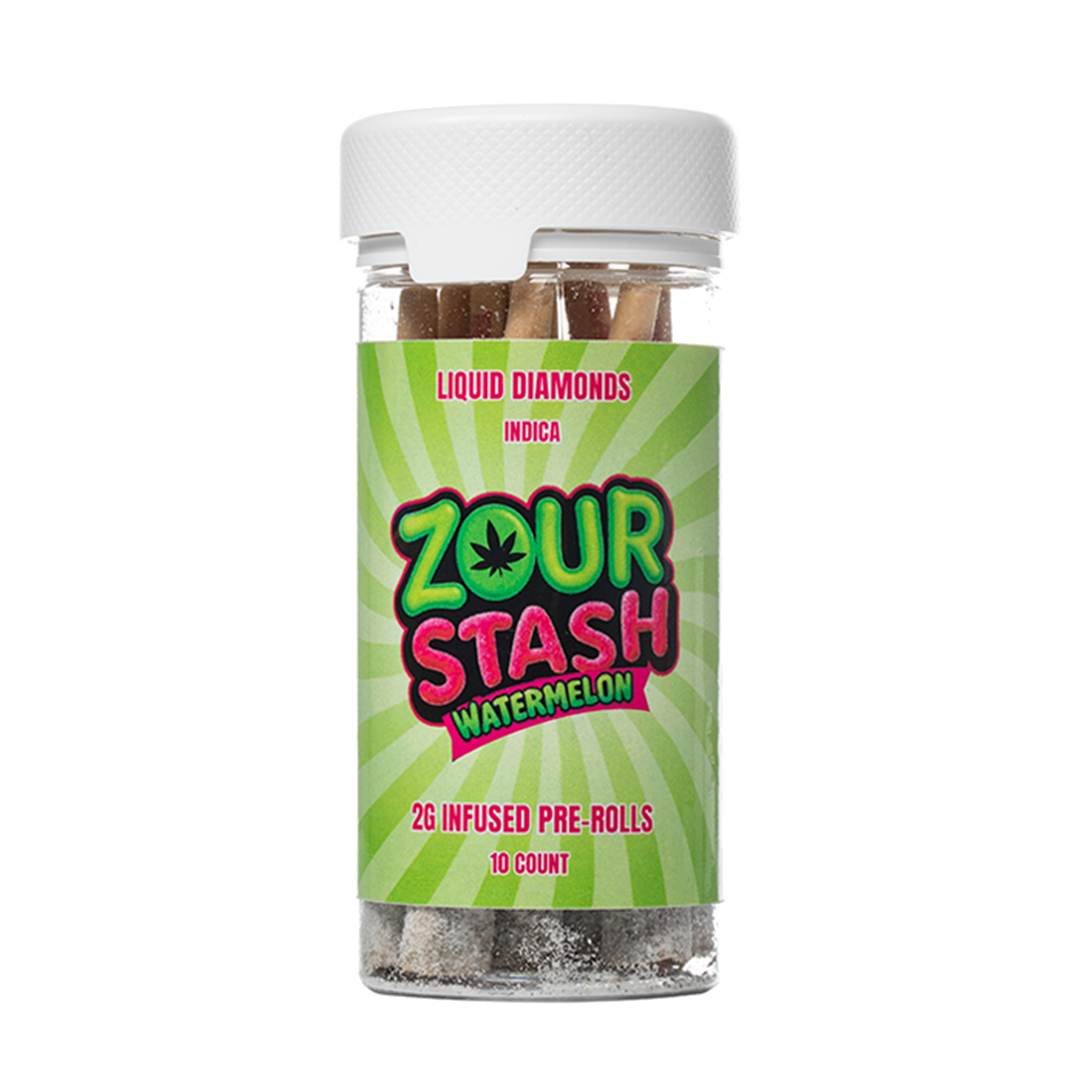 Zour Stash THCA Liquid Diamonds Pre-Rolls – 20g