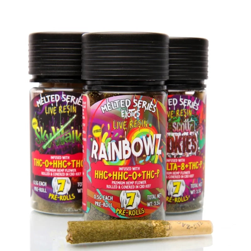 Looper Melted Series Live Resin Pre-Rolls – 3.5 g Jar (D8 + HHC + THC-P)
