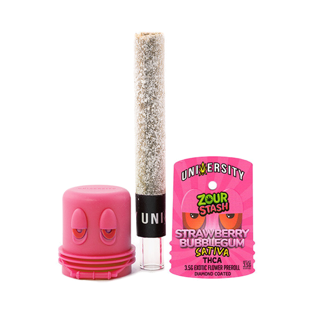 University × Zour Stash Diamond Pre-Rolls 3.5GM